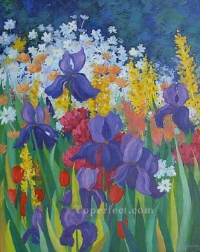 yxf004bE impressionism garden Oil Paintings